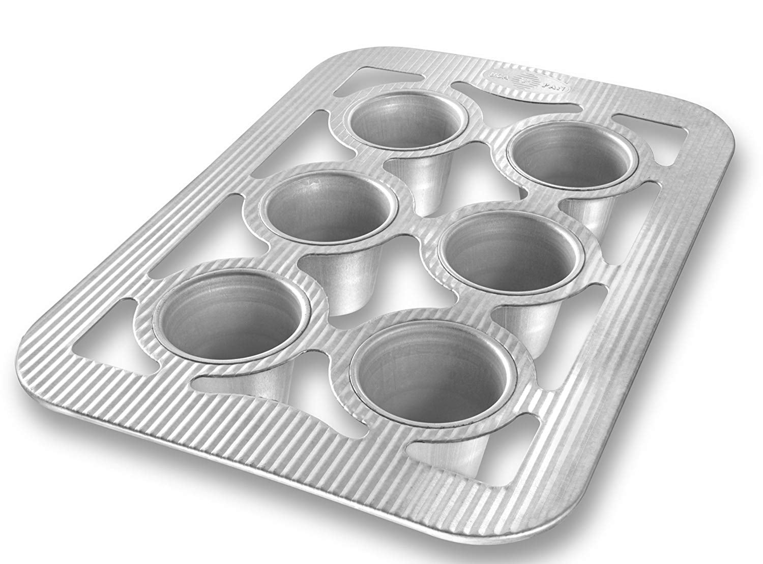 24-Cup Aluminized Steel Bakeware USA Pan Patriot Mini Muffin Pan 