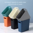 thumbnail image 4 of TureClos - Papelera grande de color sólido, organizador de alta capacidad para el hogar, artículos de tocador, almacenamiento, color blanco, 4 of 8