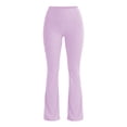 thumbnail image 5 of Akmaiox Flare Leggings for Women, Tummy Control Stretchy High Waist Yoga Pants with Pockets, Casual Slim Wide Leg Gym Workout Gym Pants S-2XL, 5 of 5