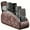 Copper brown, variant on General Faux Leather Remote Control Holder with 5 Compartments, Desktop Storage Box, Remote Organizer, Bedside Caddy for TV Controllers Pens Eyeglasses Office Stationery