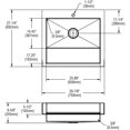 thumbnail image 2 of Elkay ELDSSF30279DBG 30 x 28 Apron Sink Single Bowl, ADA, Stainless - Polished Satin, 2 of 7