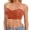 Brown, variant on Strapless Bras for Women Push Up Scalloped Clear Straps Wireless Bra Non Slip Full Coverage Gathering Comfy Bandeau Bra