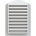 thumbnail image 4 of Ekena Millwork 14"W x 26"H Arch Top Gable Vent (19"W x 31"H Frame Size) Functional, PVC Gable Vent with 1" x 4" Flat Trim Frame, 4 of 14