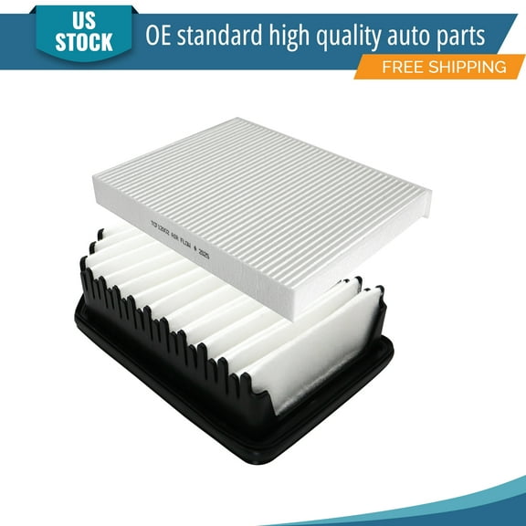 YXPCARS 2PCS Engine Air Filter & Cabin Air Filter for Kia Soul 2014-2019 1.6L 2.0L (CA11206, CF12002)