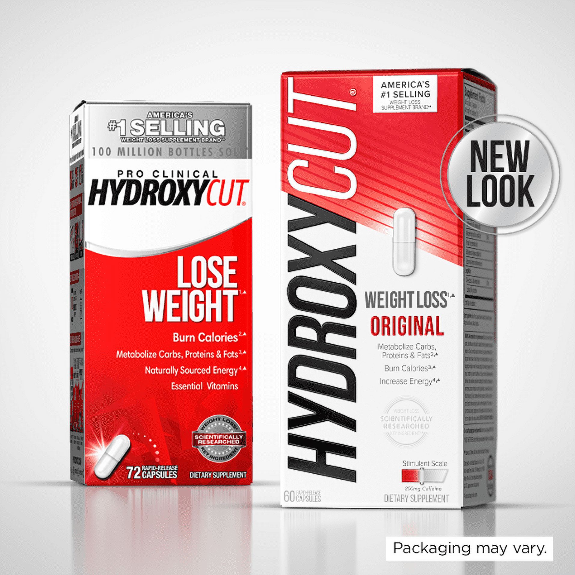 Hydroxycut Original Weight Loss Supplement Pills with Apple Cider Vinegar, 200 mg Caffeine, 60 Ct - image 2 of 8