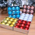 thumbnail image 4 of Juego de 9 bolas navideñas de 6 cm, bolas navideñas de plástico pintadas para colgar, decoración navideña elegante de dibujos animados para el hogar, 4 of 5