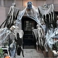 thumbnail image 4 of Halloween Ghost Pendant Decorations, 41 Inch Horror Skeleton Ghosts Decorations Outdoor Props For Scary Porch, 4 of 8