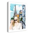 thumbnail image 2 of Creative Products Sketch Girl Paris Street 20x30 Canvas Wall Art, 2 of 5