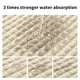 thumbnail image 4 of Tapete de baño 60x40cm - Alfombra de microfibra súper absorbente con respaldo antideslizante, pela suave y gruesa para suelo de baño, lavable a máquina en beige o gris, 4 of 6