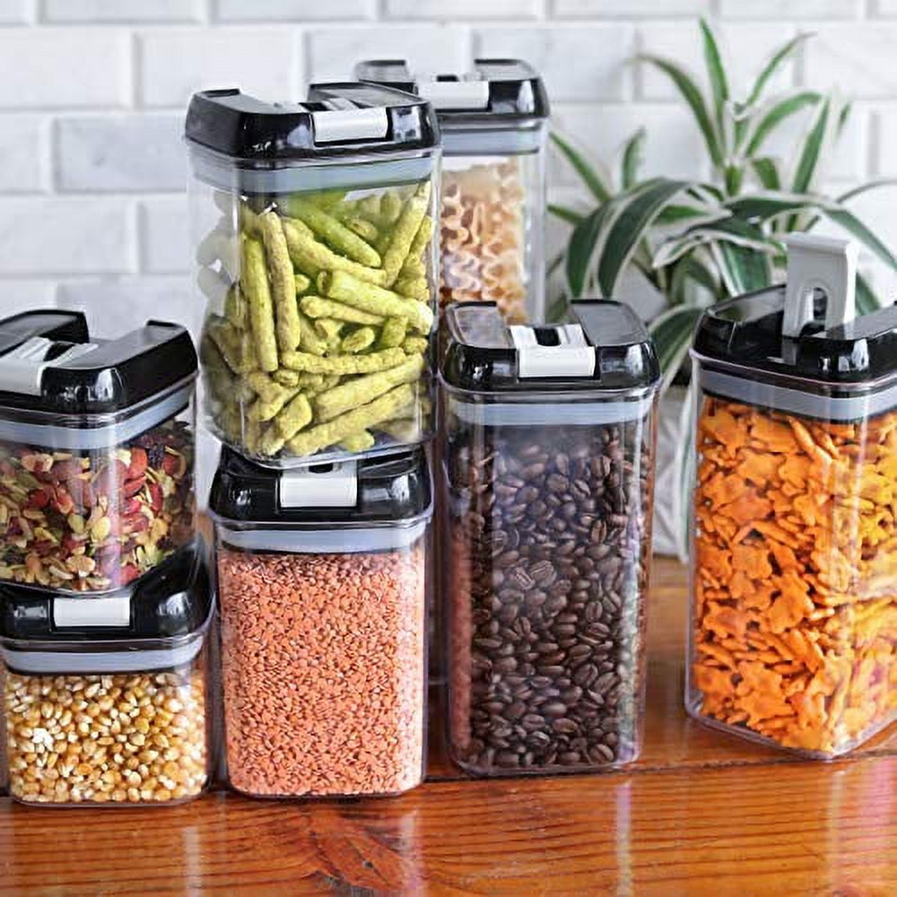 Simply Gourmet Food Storage Containers for Kitchen Organization - Pack of 7  BPA-Free Airtight Organizers for Flour, Sugar, Coffee & More - Includes