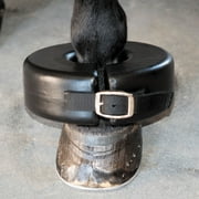 Shoe Boil Boot-Black Rubber Horse Brn