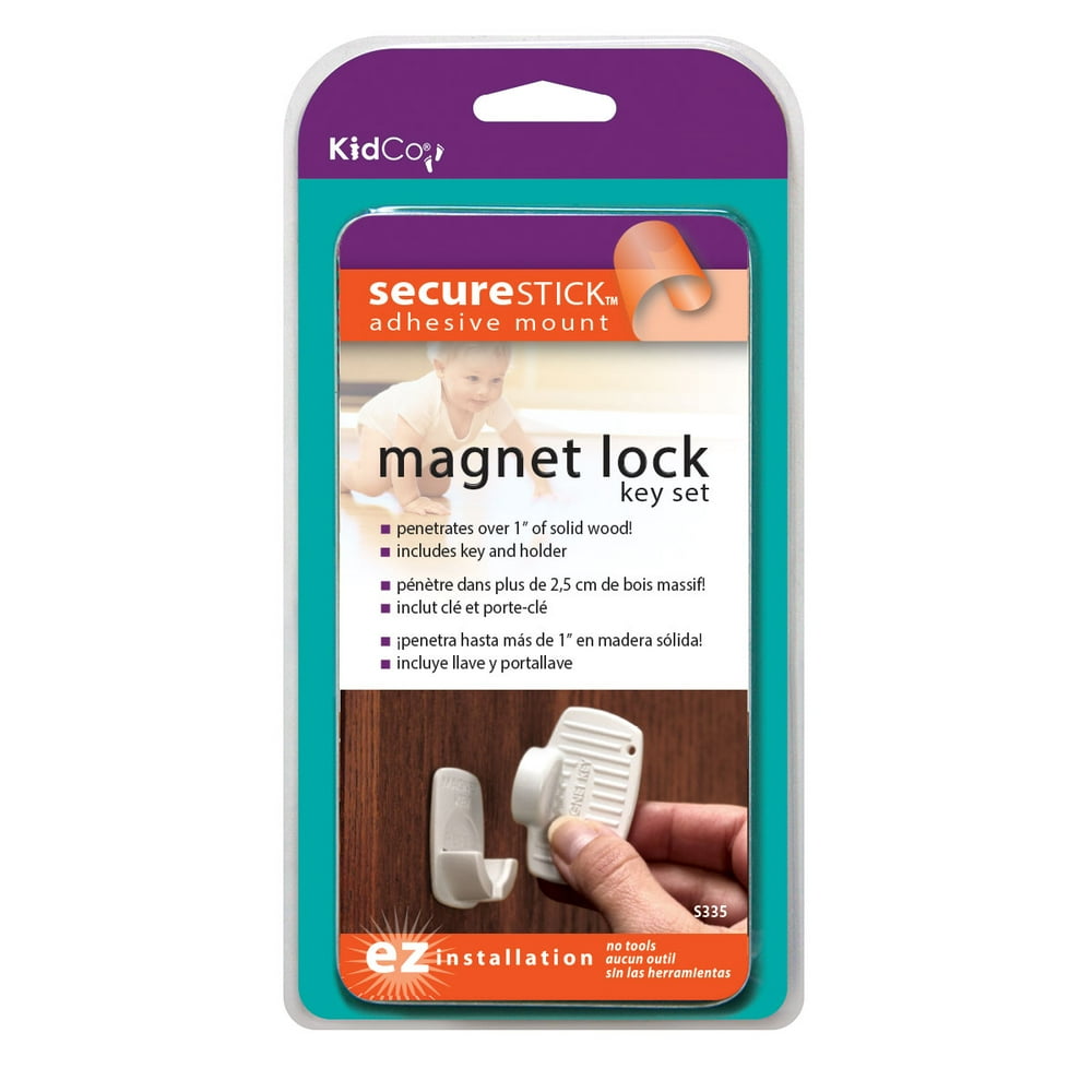 KIDCO S335 White KIDCO LOCK AND KEY ADHESIVE MOUNT WHITE