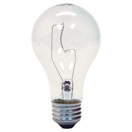 GE 97489 A19 Crystal Standard Light Bulb E26 Base 100 Watt (2 Packs Of 2 Bulbs) Total 4