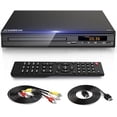 thumbnail image 1 of Reproductor de DVD, salida AV HDMI, reproductor de CD y DVD para TV, reproductor de DVD con NTSC/PAL, coatible con micrófono y entrada USB, el paquete iluye cabl HDMI/RCA y control, 1 of 5