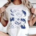 thumbnail image 2 of Cats in Space Retro T-Shirt, Funny Astronaut Kitty Tee with Cosmic Vibes, 2 of 6