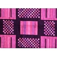 thumbnail image 1 of Ahgly Company Indoor Rectangle Abstract Pink Modern Area Rugs, 7' x 9', 1 of 4