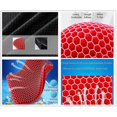 thumbnail image 2 of Esteras antifatiga para asiento de coche en forma de panal, cojín de asiento de hielo de silicona para silla de refrigeración física para aliviar la presión, 2 of 5