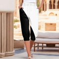 thumbnail image 2 of YDLCAFD Capris For Women 4Th Of July Flag Independence Day Print Pants Bottom Drawstring Joggers, 2 of 5