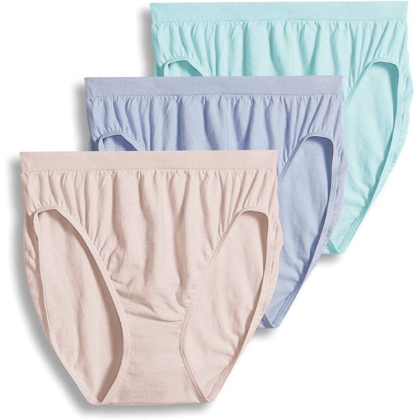 Jockey Women's Underwear Comfies Microfiber French Cut 3 Pack