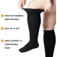 thumbnail image 2 of Calcetines de compresión para hombres y mujeres, calcetines de vuelo para mujeres y hombres, calcetines de compresión de talla grande, pantorrilla ancha, calcetines para correr oso de fresa  Hogar, 2 of 5