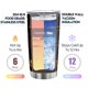 thumbnail image 4 of Taza Tumbler Oasisdream de acero inoxidable de 600 ml con estampado de lobos, 4 of 6