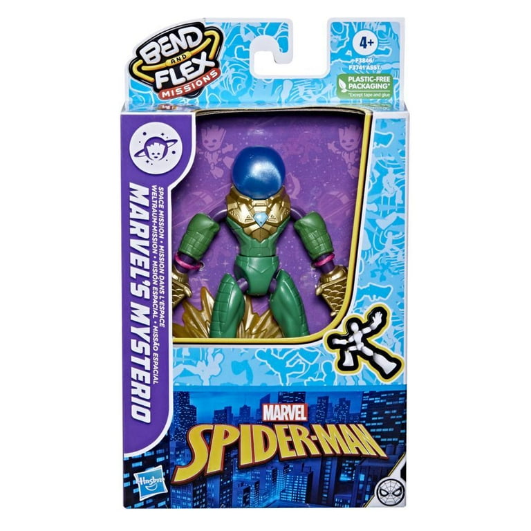 Marvel Spider Man Bend and Flex Missions Marvel s Mysterio Space Mission Figure 6 Inch Scale Toy for Kids Ages 4 and Up