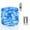 Blue, variant on Fairy String Lights Waterproof 8 Modes with Remote Twinkle Christmas Lights for Outdoor Wedding Party Decorations(Pink-Battery box +remote 16FT 50LED)