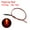 Red Light, variant on Uxcell DC 12V 3mm Pre Wired LED Round Top Clear Lens, Light Emitting Diodes with Edge Flashing Yellow Light 15Pcs