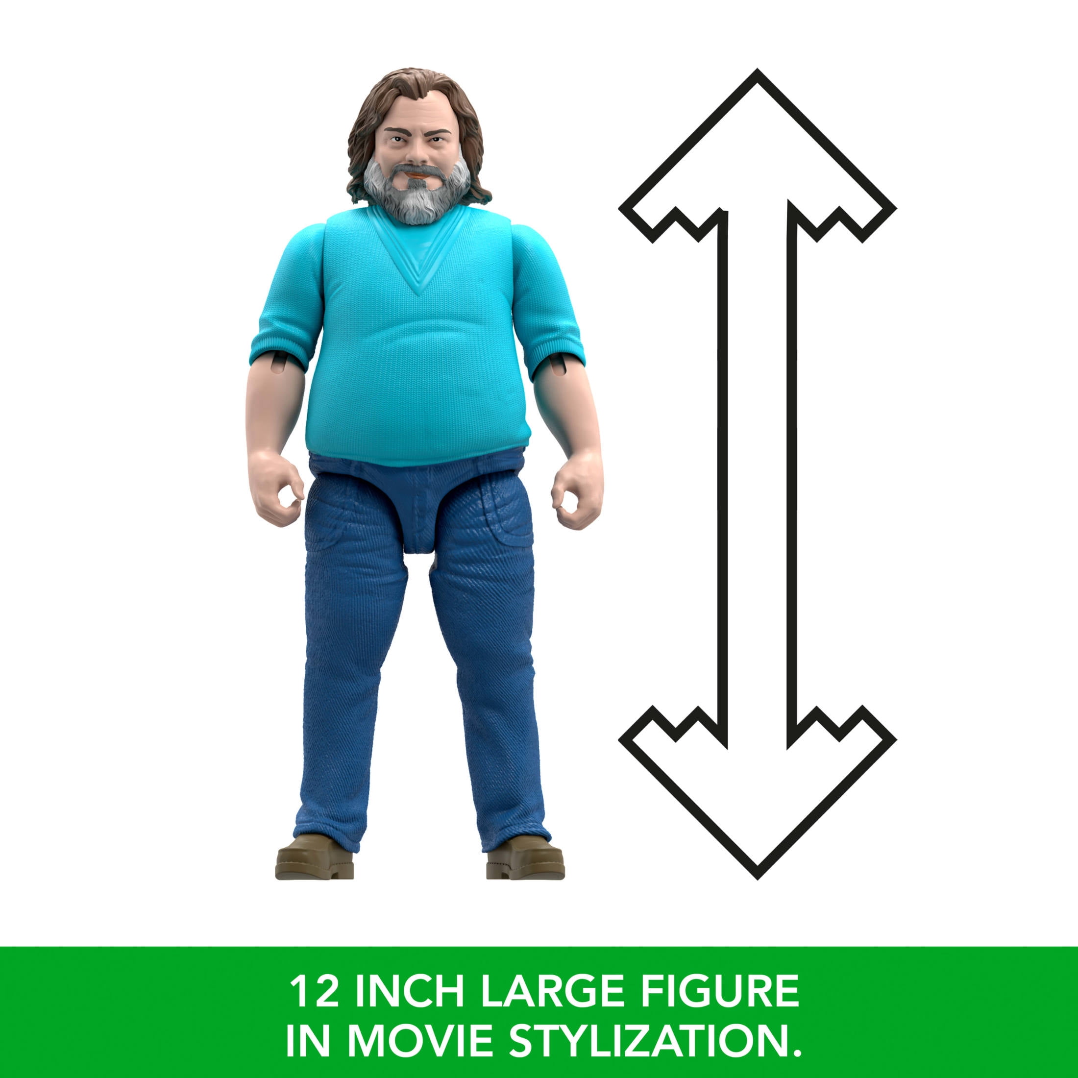 Minecraft Steve Large-Scale Action Figure, 12-inch Character Collectible Inspired by the Movie