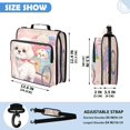 thumbnail image 3 of Vibrant Wildflowers (2) Printed Zipper Binder with Handle&Shoulder Strap 2 inch 3 Ring 500+300 Sheet Capacity File Folder Organizer, 3 of 8