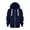 Navy, variant on Yuncity Kids Boys Hoodies Sweatshirts Color Solid Zip Jackets Long Hoodie Top Sleeve Up Girls Coat Jacket Outwear,Navy 6-7 Years