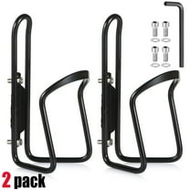 Summercome Water Bottle Cages, Alloy Aluminum Bottle Cages with Accessory Kits, Lightweight Water Bottle Holder Cages Brackets, Suitable for Basic MTB Bike Bicycle, 2 Pack- Drilled Holes Required