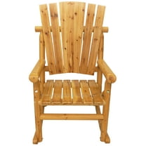 Leigh Country TX 95100 Aspen Outdoor Wood Adult Rocker - Natural