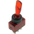 thumbnail image 4 of Dorman Interrupteur Multi-Usage 85910 Conduct-Tite; 12 Volts; 20 Ampères Max; Toggle; Levier; Illuminé; Rouge; Sans Couvercle de Sécurité, 4 of 4