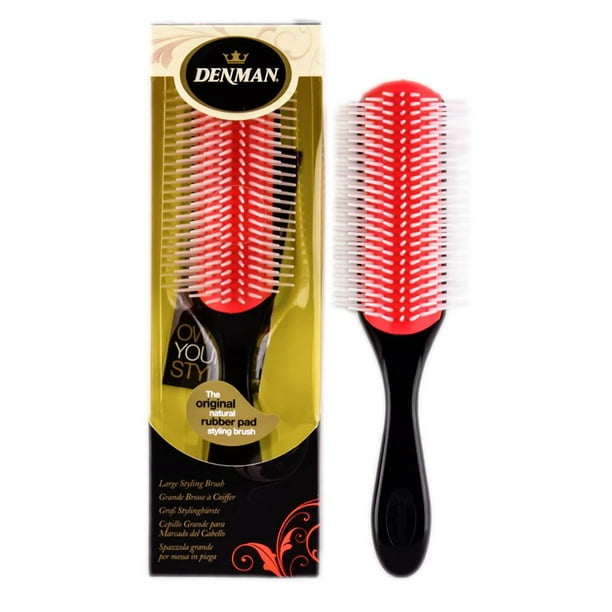 Denman Classic Styling Brush - (D3) Medium - Pack of 1 with Sleek Comb -  
