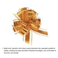 thumbnail image 4 of 12pcs 9" Extra Large Pull Bow Metallic Gift Wrapping Bows Ribbon Organza Rose Gold for Wedding Baskets Presents, 4 of 6
