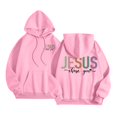 thumbnail image 2 of Sweat à Capuche Imprimé à la Mode pour Femmes Chandails en Molleton Décontractés Amples pour Usage Quotidien et Confortables, 2 of 6