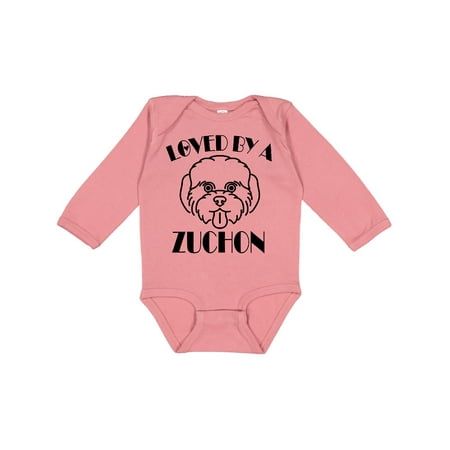 

Inktastic Zuchon Dog Mom Gift Gift Baby Boy or Baby Girl Long Sleeve Bodysuit