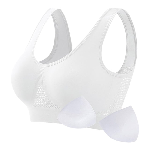 DPTALR Women Seamless Sports Bra Wirefree Yoga Bra With Removable Pads