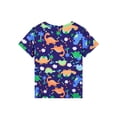 thumbnail image 5 of ATAIKU Summer Pajamas for Boys Dinosaur Short Sleeve 2-Piece PJs Set Toddler Kid Comfy Sleepwear Size 3-12Y, 5 of 14