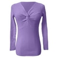 thumbnail image 4 of Wdgfv Warm Pullover Sweater Women Elegant V-Neck Knit Pullover For Women Slim Fit Long Sleeve Top Comfort Wear Versatile, 4 of 5