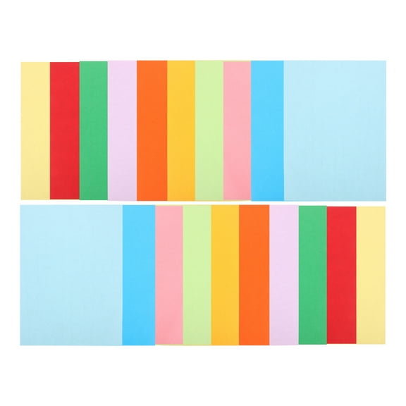 FESTFENDS 100 Sheets Colored Construction Paper Multi Colored for Office Use Copying Printing Advertising