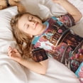 thumbnail image 4 of Balery fairy-tale-world-with-delicious-candy Conjunto de Pijama Infantil de Manga Corta con Estampado – Ropa de Dormir de Algodón Suave-Medium, 4 of 5