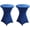 Blue+Blue, variant on 2 Pack Round Table Cover for Cocktail Table, Stretchable Fitted Highboy Tablecloth, Wrinkle-Resistant Elastic Table Cover for Party, Wedding and Event