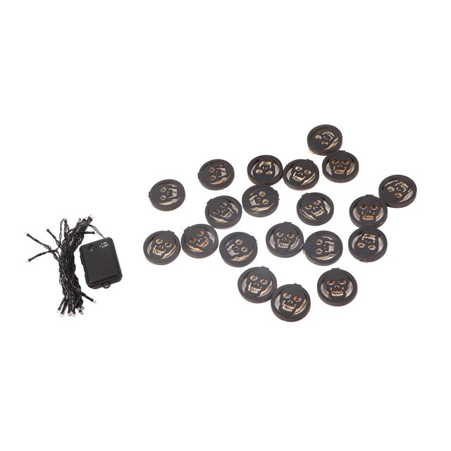 Luces De Cadena De Calavera De Halloween, Luces De Cadena De Calavera LED Decorativas Impermeables IP65 Encantadoras Para Festival Para Patio