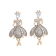 thumbnail image 3 of Pendientes colgantes Yinane para el Día de la Madre para niñas plata, 3 of 8
