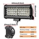 thumbnail image 3 of Dos tiras de luz LED de 7 pulgadas, 6000K, 144W, 5760LM, 10-30V, 4 filas, lente 8D, foco de chip LED todo terreno, faros, luces de trabajo, luces antiniebla, adecuado para automóviles, camiones 4x4, t, 3 of 5