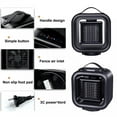 thumbnail image 5 of Bouanq Space Heater for Indoor Use, Fast Heating Ceramic Electric Heater , Overheating & Tip-Over Protection,Portable Heater Oscillating Ceramic Heater for Bedroom, Office, and Indoor Use, 5 of 7