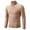 Coffee, variant on JTieacloth Men's Sweater Loose Fit Autumn New Men's Solid Color High Neck Thin Knit Sweater Korean Version Slim Fit Warm Base Sweater(Blue)
