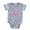 Heather Grey, variant on CafePress - Y Pink Initial_Tr - Cute Infant Baby Football Bodysuit
